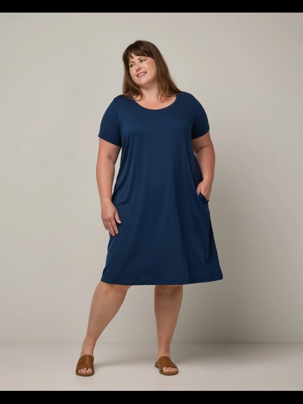 Women's Wool& Maggie Dress-Marine Blue